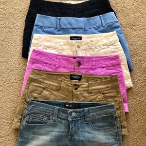 Shorts Medley(Ann Taylor, AE, J.crew, Levis)